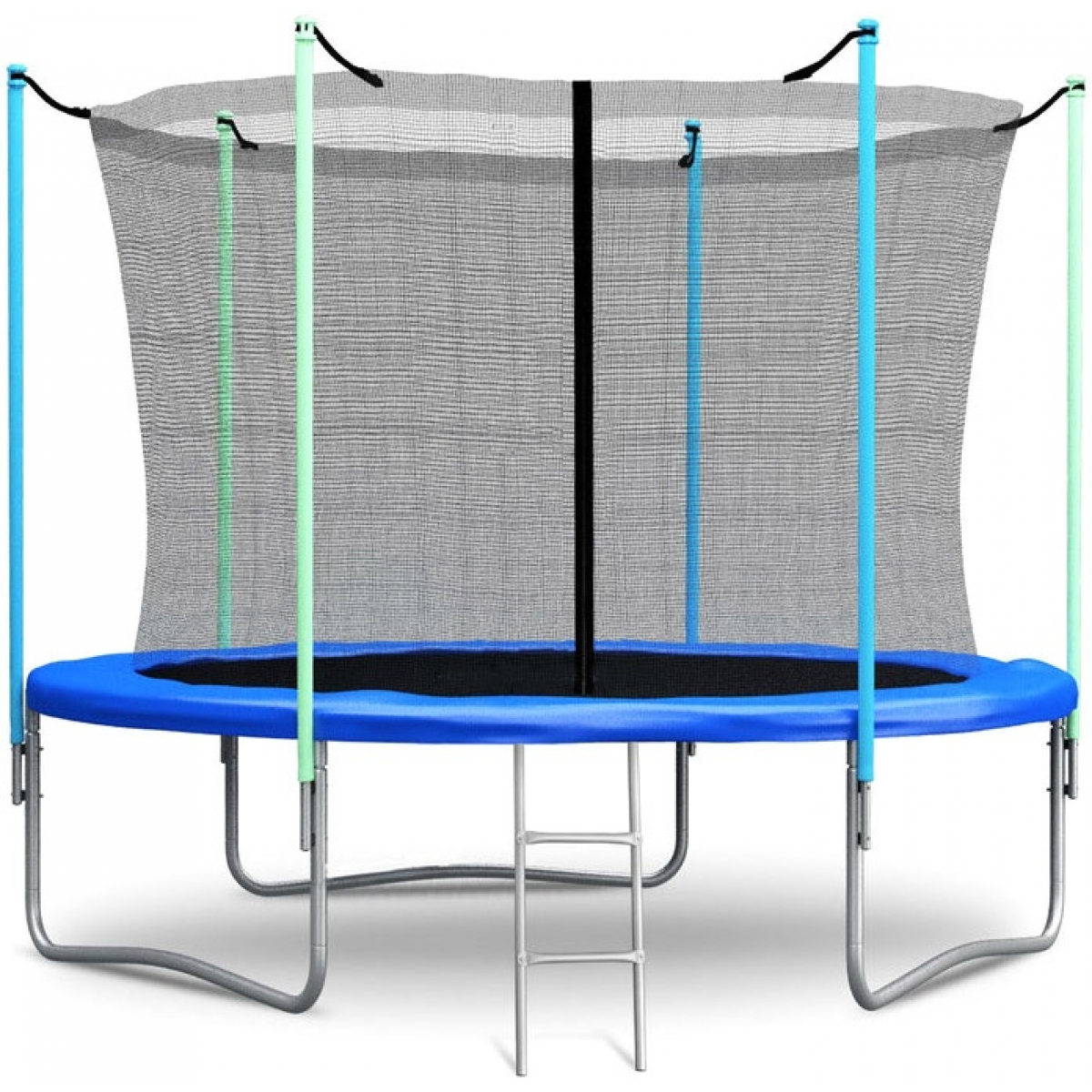Батут Bebon sport c внутренней сеткой безопасности и лестницей, 8футов (244см)