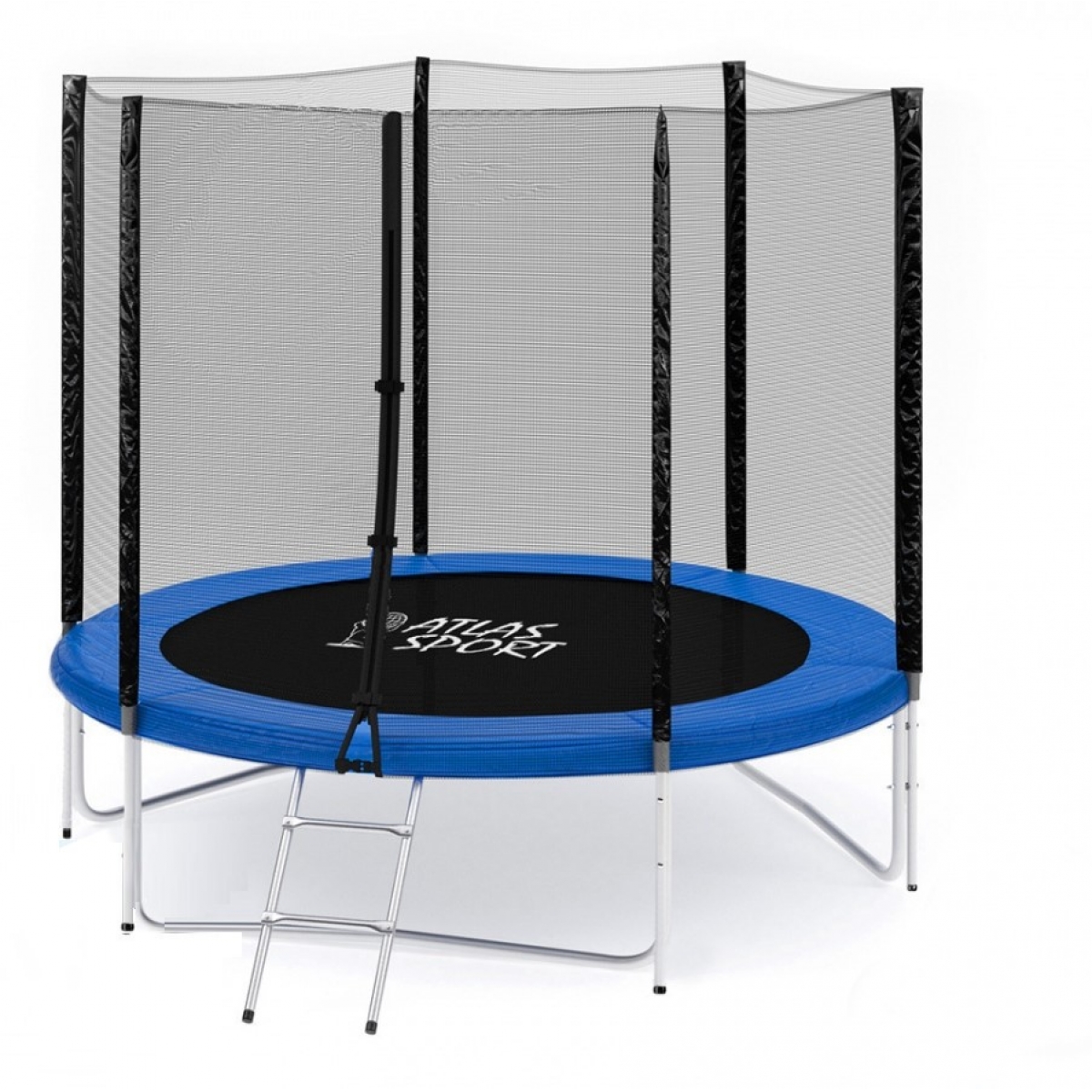 Батут Atlas Sport 252см (8ft) PRO BLUE (усиленные опоры)