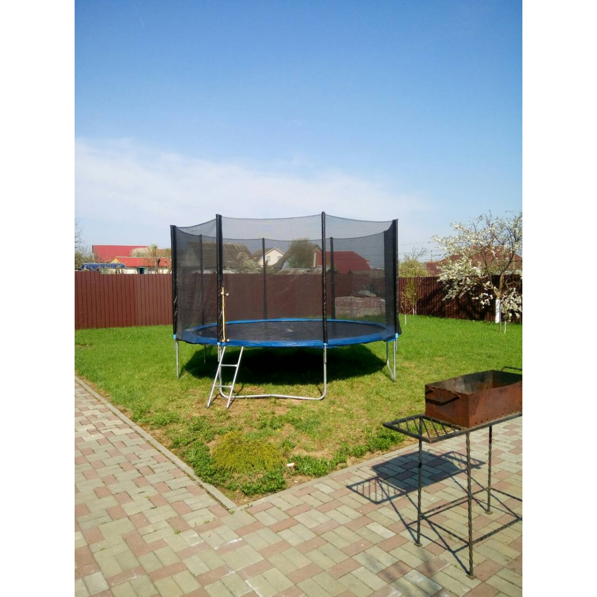 Батут Atlas Sport 435 см (14ft) Basic BLUE