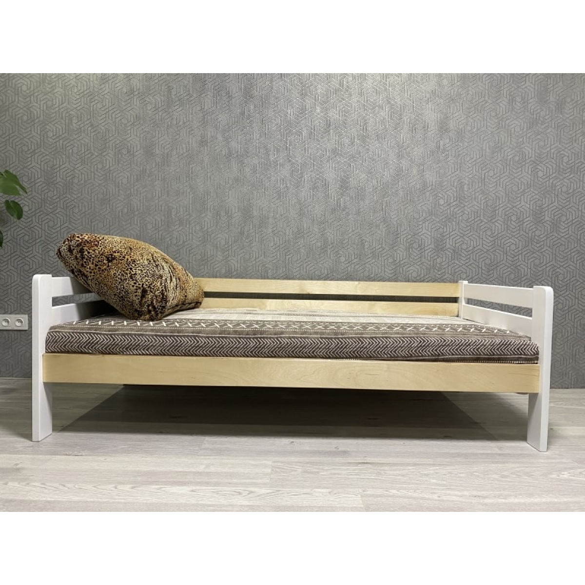 Кровать Ecodrev Классик без бортика и ящиков (сканди)