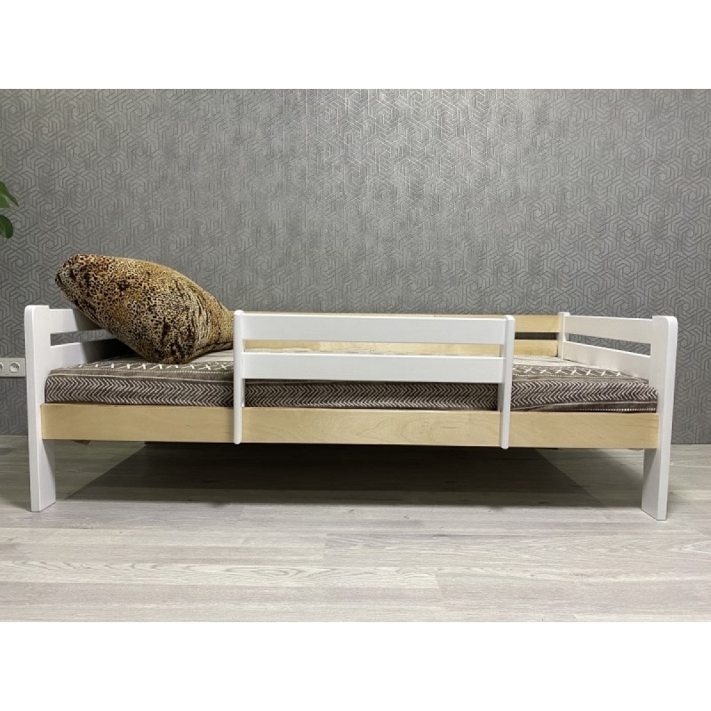 Кровать Ecodrev Классик с бортиком без ящиков (сканди)