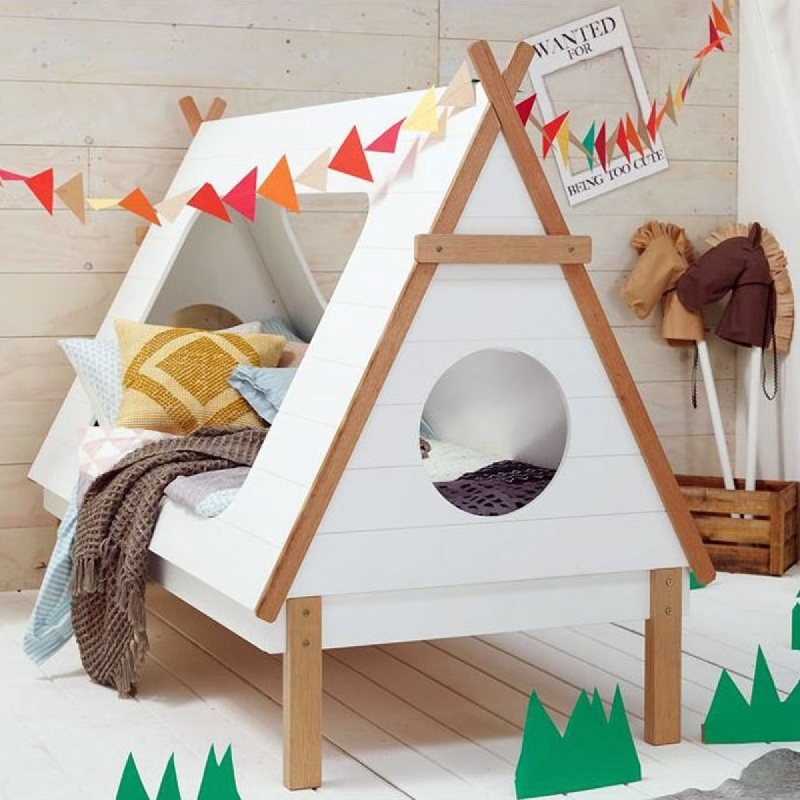 Кровать-домик Tipi «Вигвам» (белая)