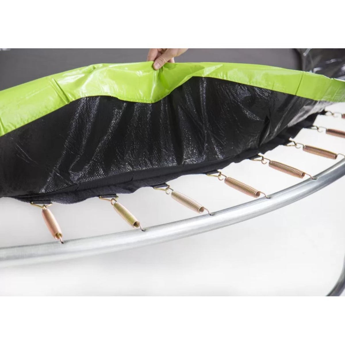 Батут Fitness Trampoline GREEN 12 FT Extreme INSIDE (4 опоры)