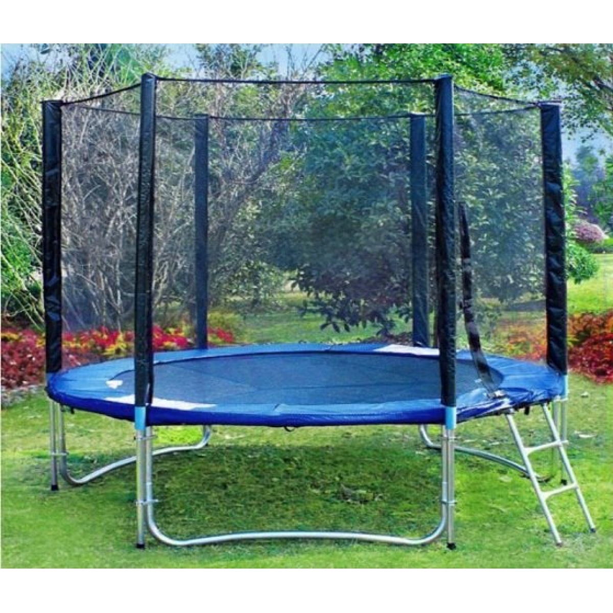 Батут Atlas Sport 252см (8ft) PRO BLUE (усиленные опоры)