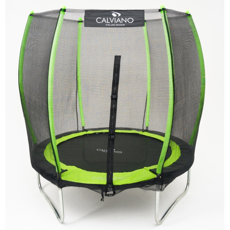 Батут пружинный с защитной сеткой Calviano 183 см - 6ft OUTSIDE master green