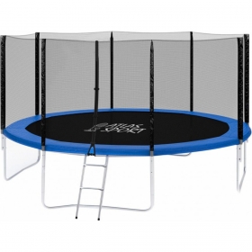 Батут Atlas Sport 374см - 12ft BASIC с внешней сеткой и лестницей