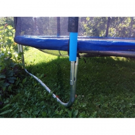 Батут Atlas Sport 140 см - 4.5ft с внешней сеткой (на эластичных ремнях)