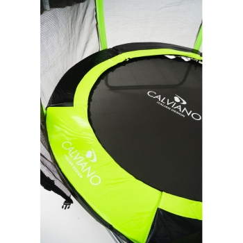 Батут пружинный с защитной сеткой Calviano 140 см - 4,5ft OUTSIDE master green