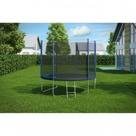 Батут Atlas Sport 252 см (8ft) BASIC с лестницей BLUE