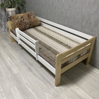 Кровать Ecodrev Классик с бортиком без ящиков (сканди)