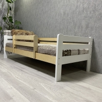 Кровать Ecodrev Классик с бортиком без ящиков (сканди)
