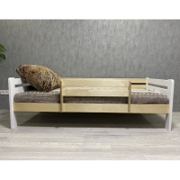 Кровать Ecodrev Классик с бортиком без ящиков (сканди)