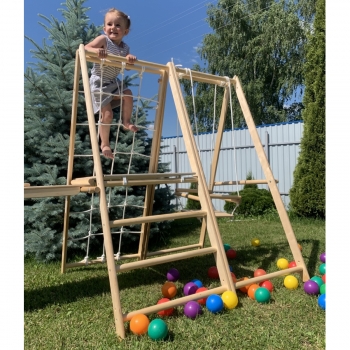 Игровой комплекс Первые шаги складной (вариант 2) для улицы
