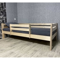 Кровать Ecodrev Классик с бортиком без ящиков (лак)