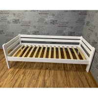 Кровать Ecodrev Классик без бортика и ящиков (белая)