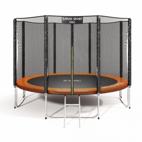 Батут Atlas Sport 312 см (10ft) (4 ноги) PRO ORANGE (усиленные опоры)