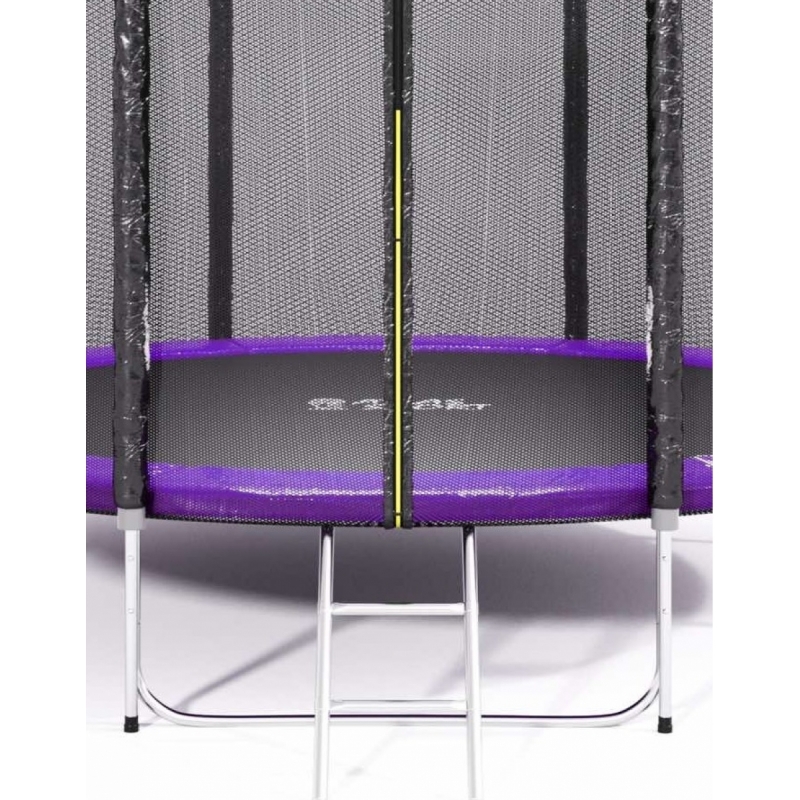 Батут Atlas Sport 374 см - 12ft PRO (усиленные опоры) PURPLE